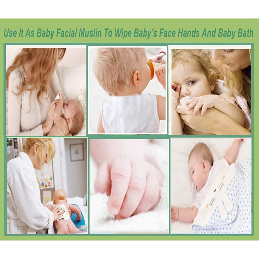 Pack 20 Paños de Muselina Ecológicos Yaosan para Limpiar Maquillaje