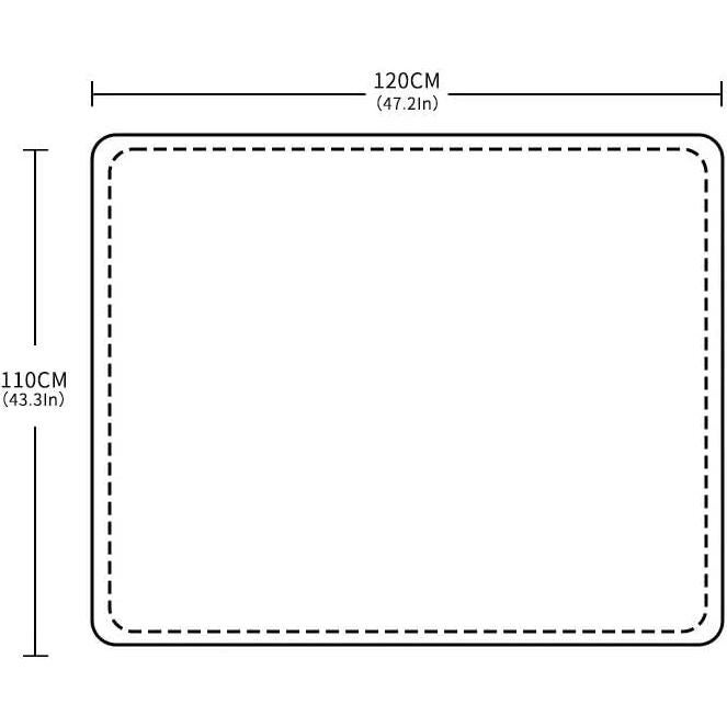 4 Mantitas de Muselina CoolaPeach 120x110cm Cactus Bebé