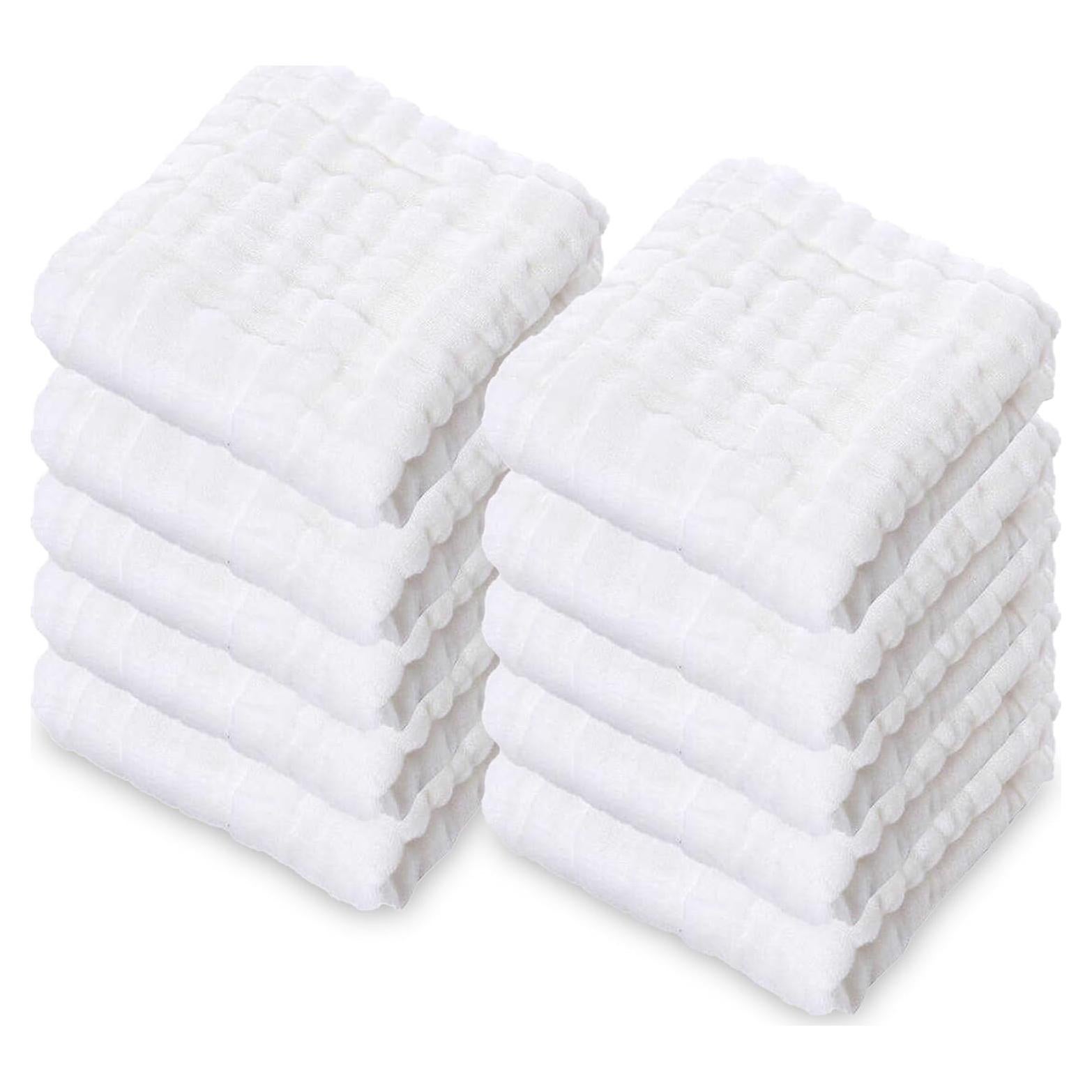 Paquete de 10 Paños de Muselina Dream Picks 30x30 cm Algodón