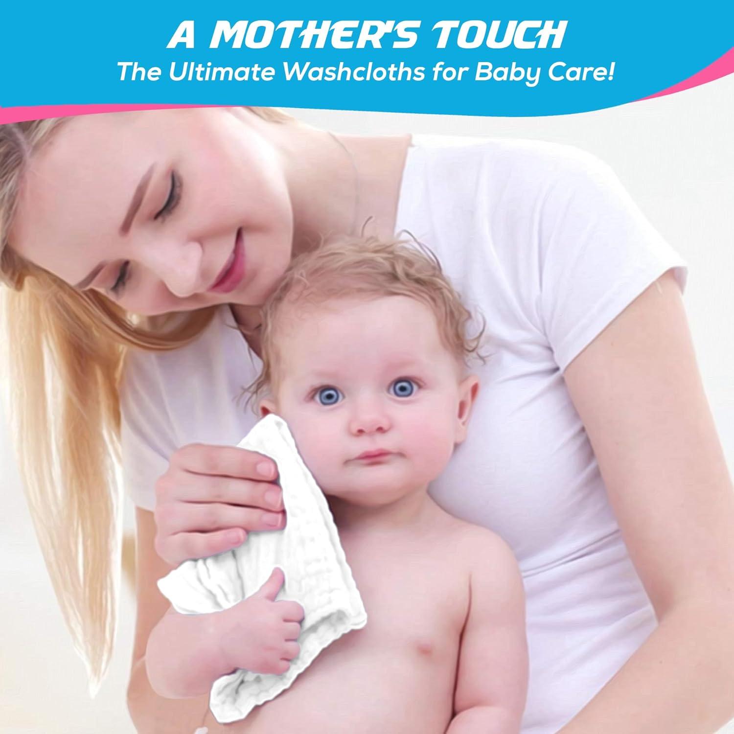 Paquete de 10 Paños de Muselina Dream Picks 30x30 cm Algodón