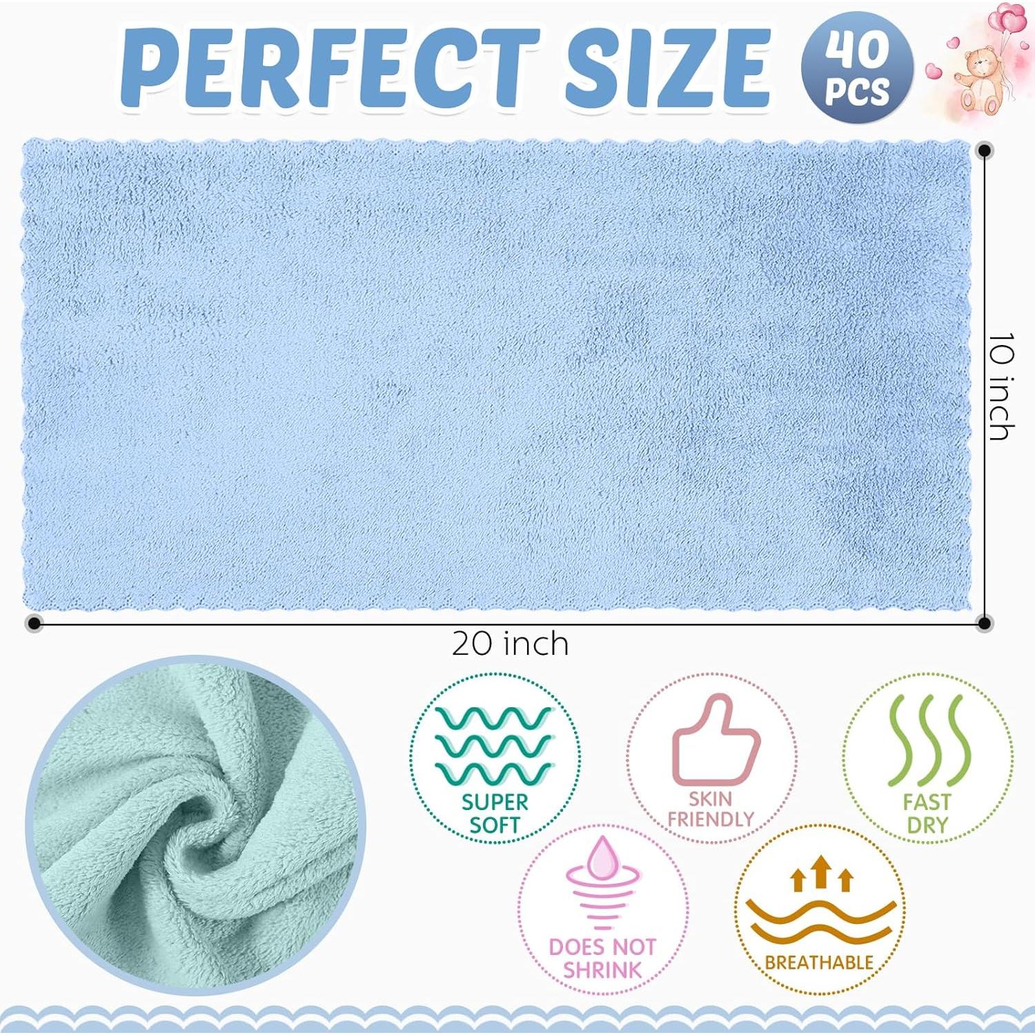 Paquete de 40 Pañales de Eructos Mixweer 50x25 cm Microfibra