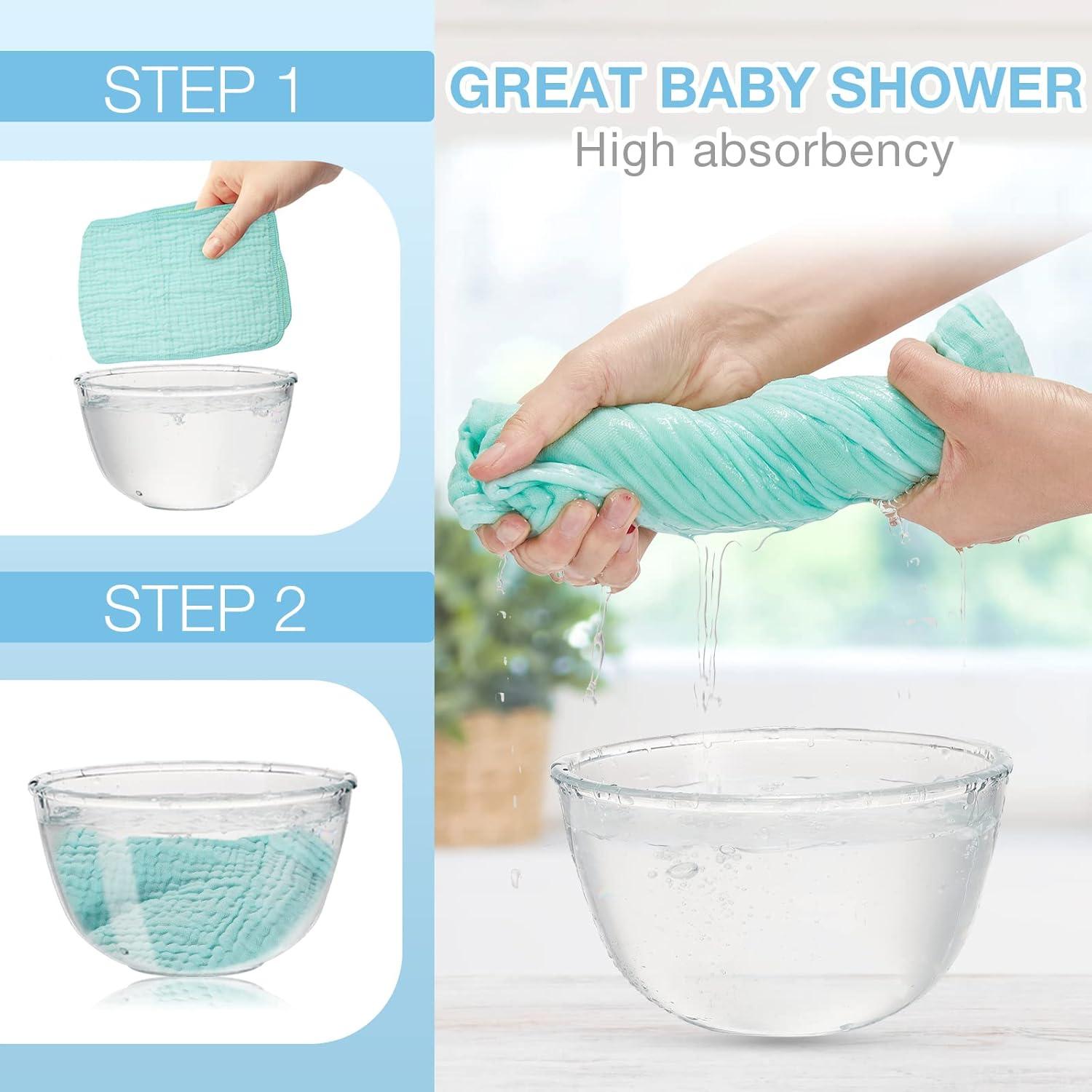 Paquete de 20 Pañales de Muselina Tudomro 50x25 cm Algodón