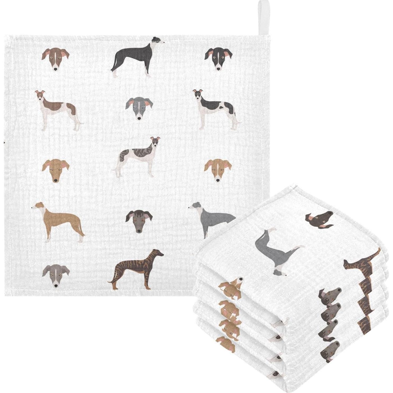 Paños de Muselina para Bebés vvfelixl 30x30 cm 5 Piezas