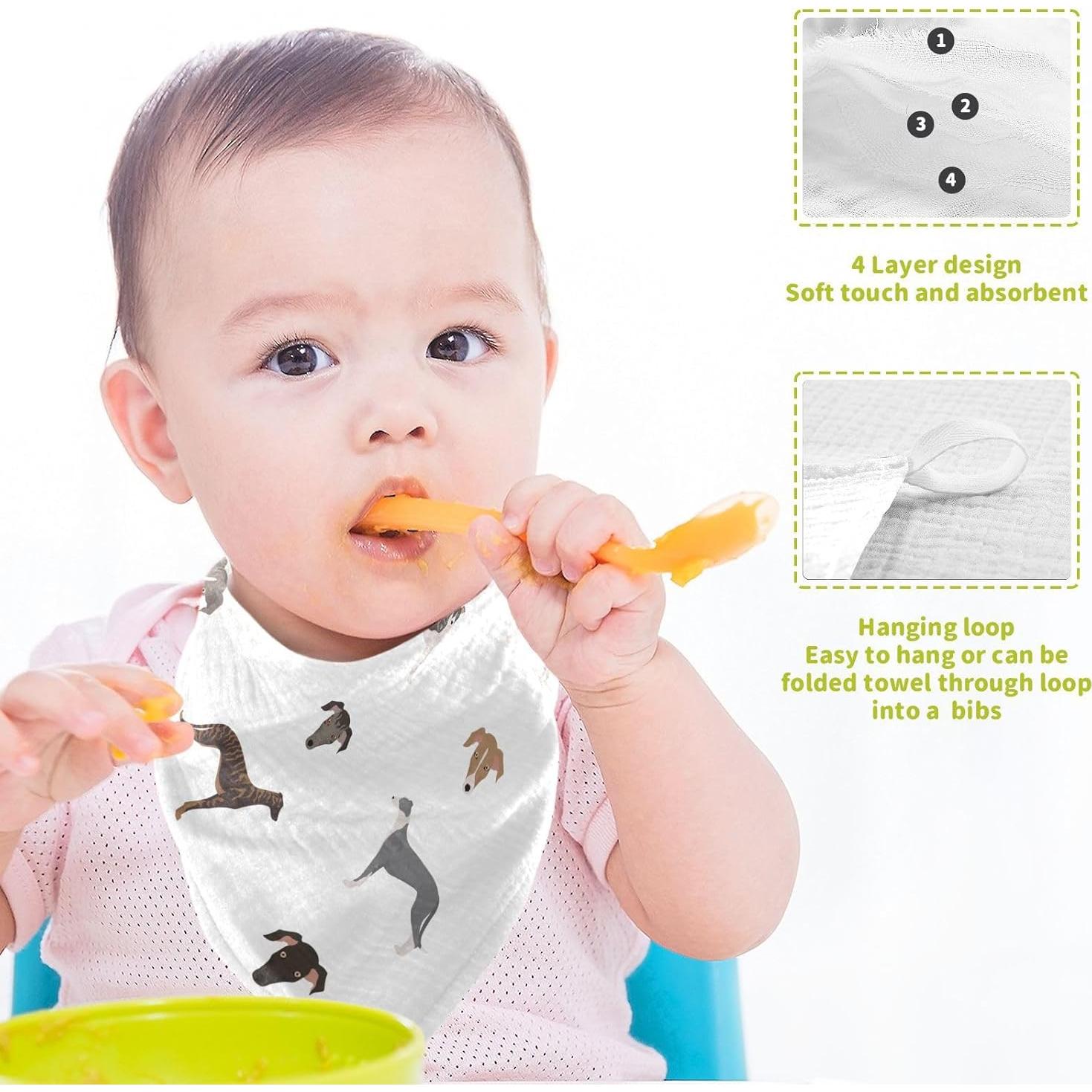 Paños de Muselina para Bebés vvfelixl 30x30 cm 5 Piezas