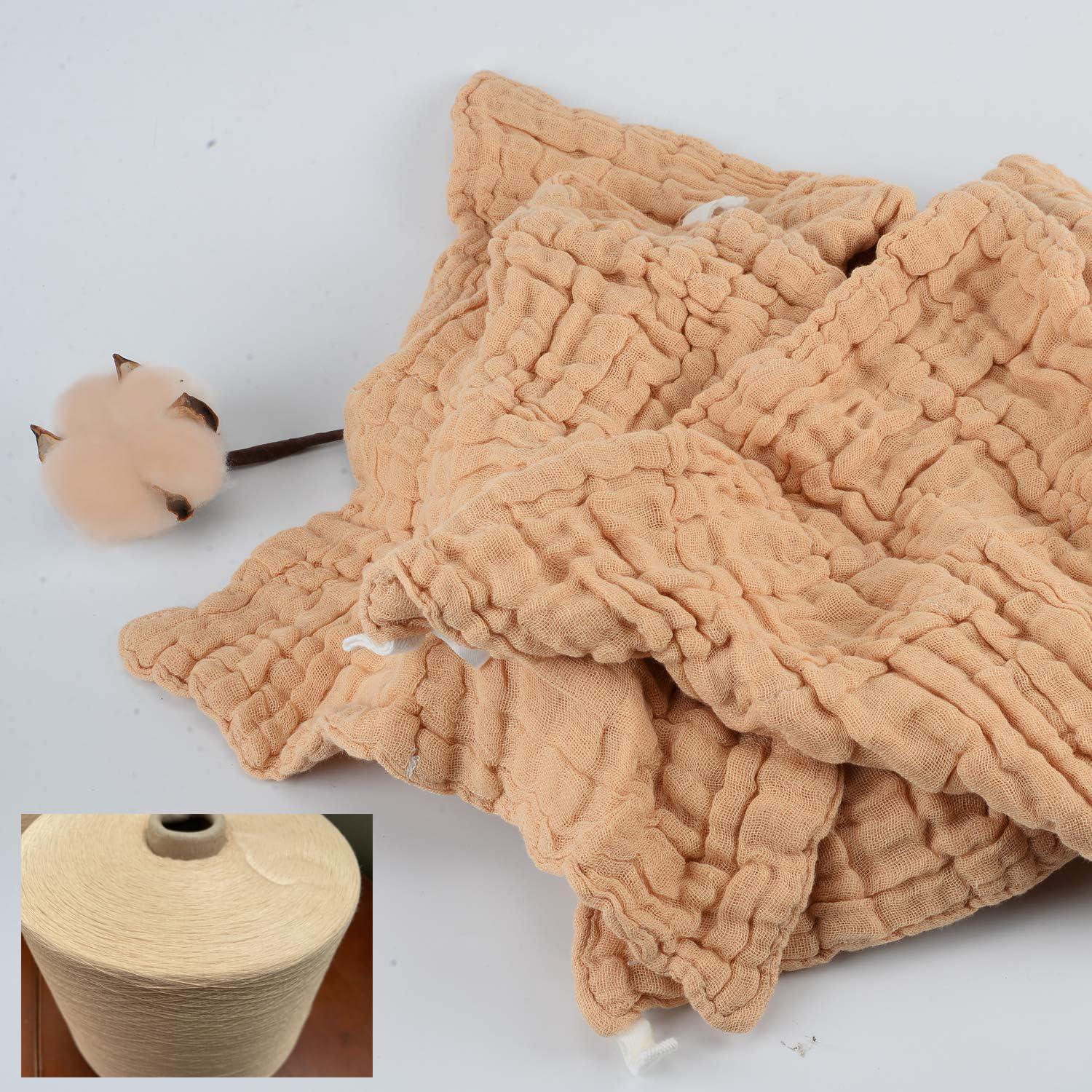 Toallitas de Muselina Daxue 100% Algodón Natural 30x30 cm 5 Pcs