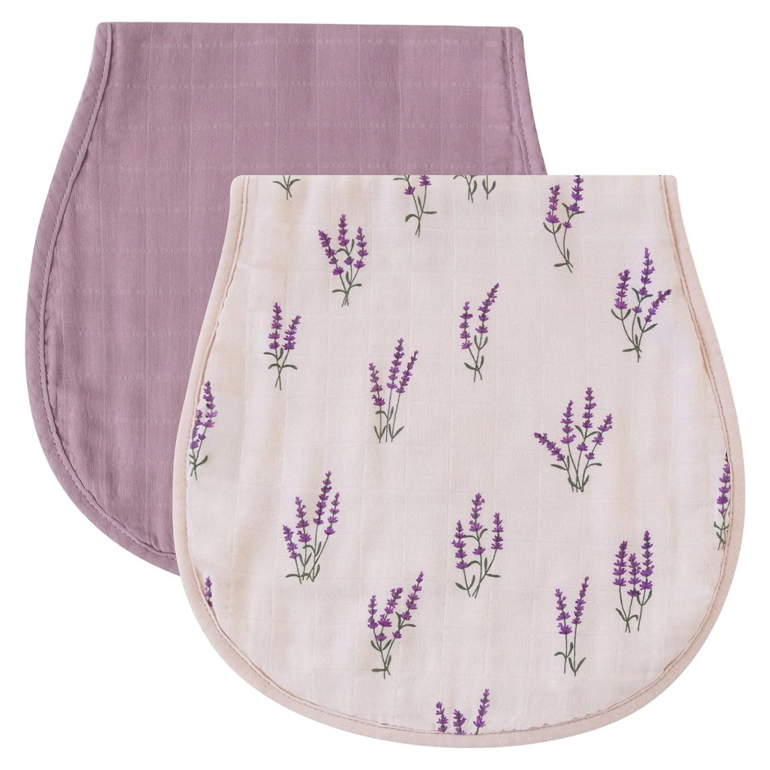 Paños para Eructar LifeTree 100% Algodón Orgánico 2 Piezas