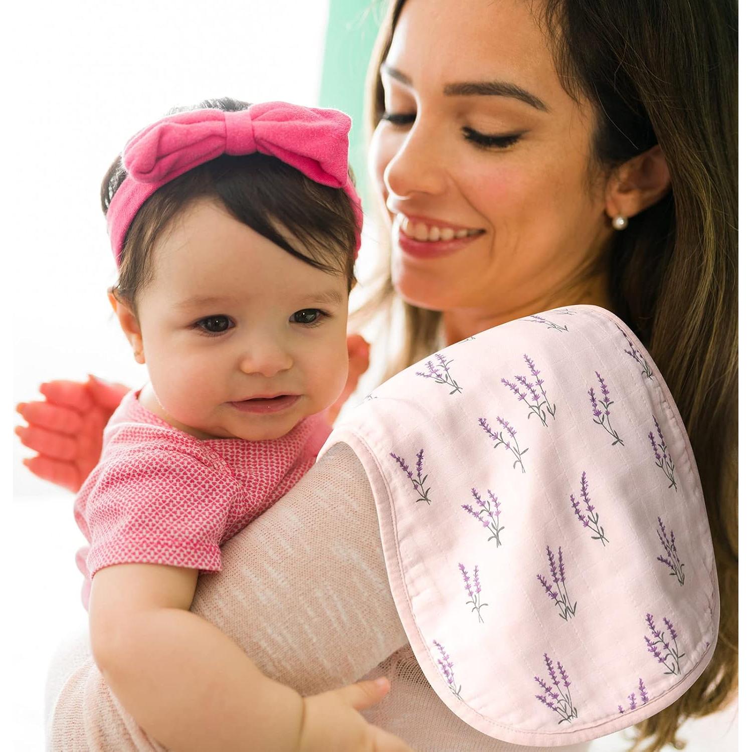 Paños para Eructar LifeTree 100% Algodón Orgánico 2 Piezas