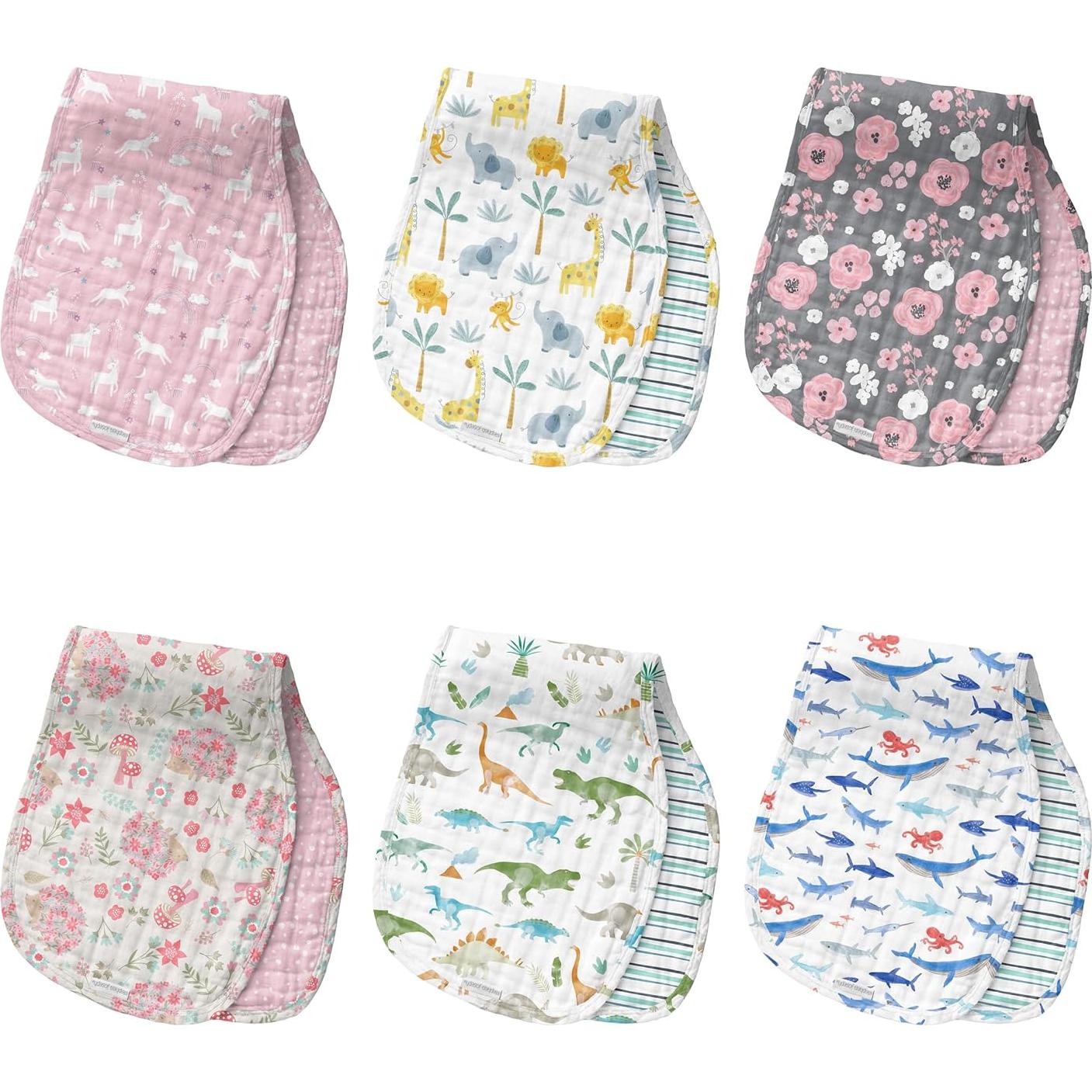 Paquete de 2 Pañales de Muselina Stephen Joseph 100% Algodón