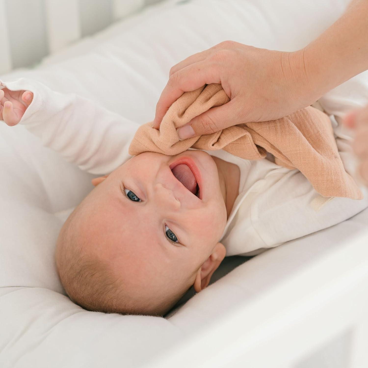 Conjunto de Paños de Baño Crane Rosa Floral - 5 Paños 100% Algodón