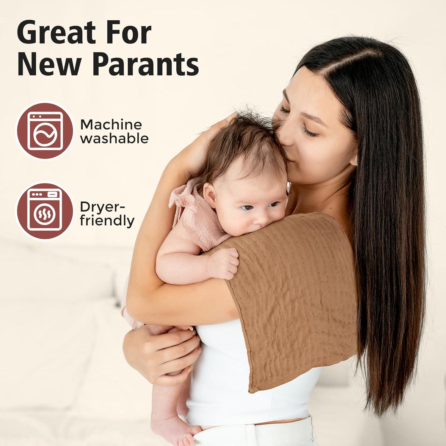 Pañales para Eructar Maliton 100% Algodón 6 Capas 50x25cm