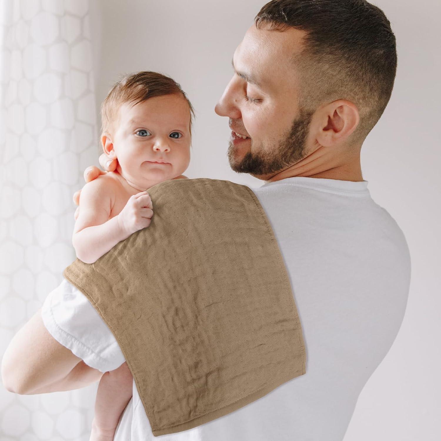 Pañales para Eructar Maliton 100% Algodón 6 Capas 50x25cm