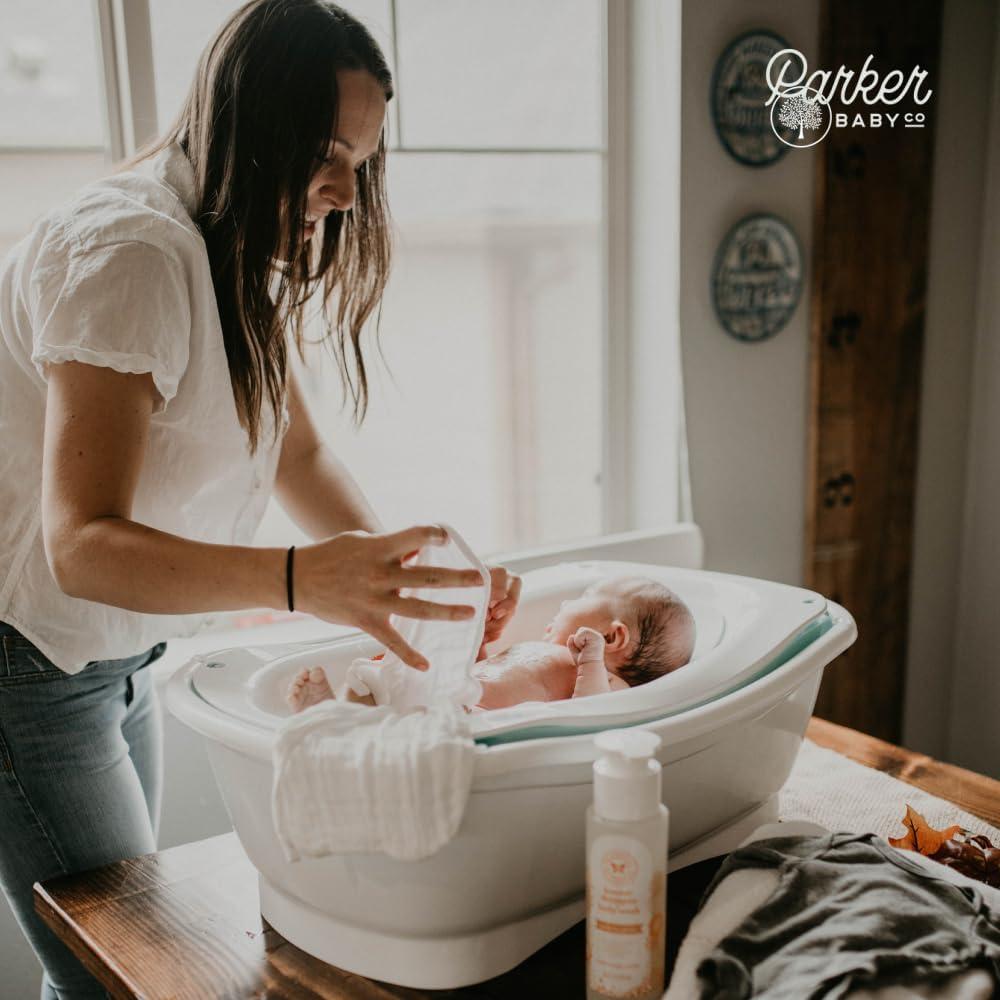 Paños de Baño Parker Baby Co. - 6 Paños de Algodón Muslin 25.4cm