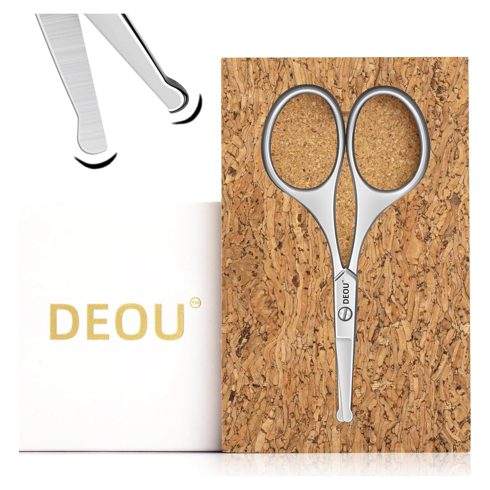 Tijeras de Seguridad DEOU de Acero Inoxidable para Aseo Personal