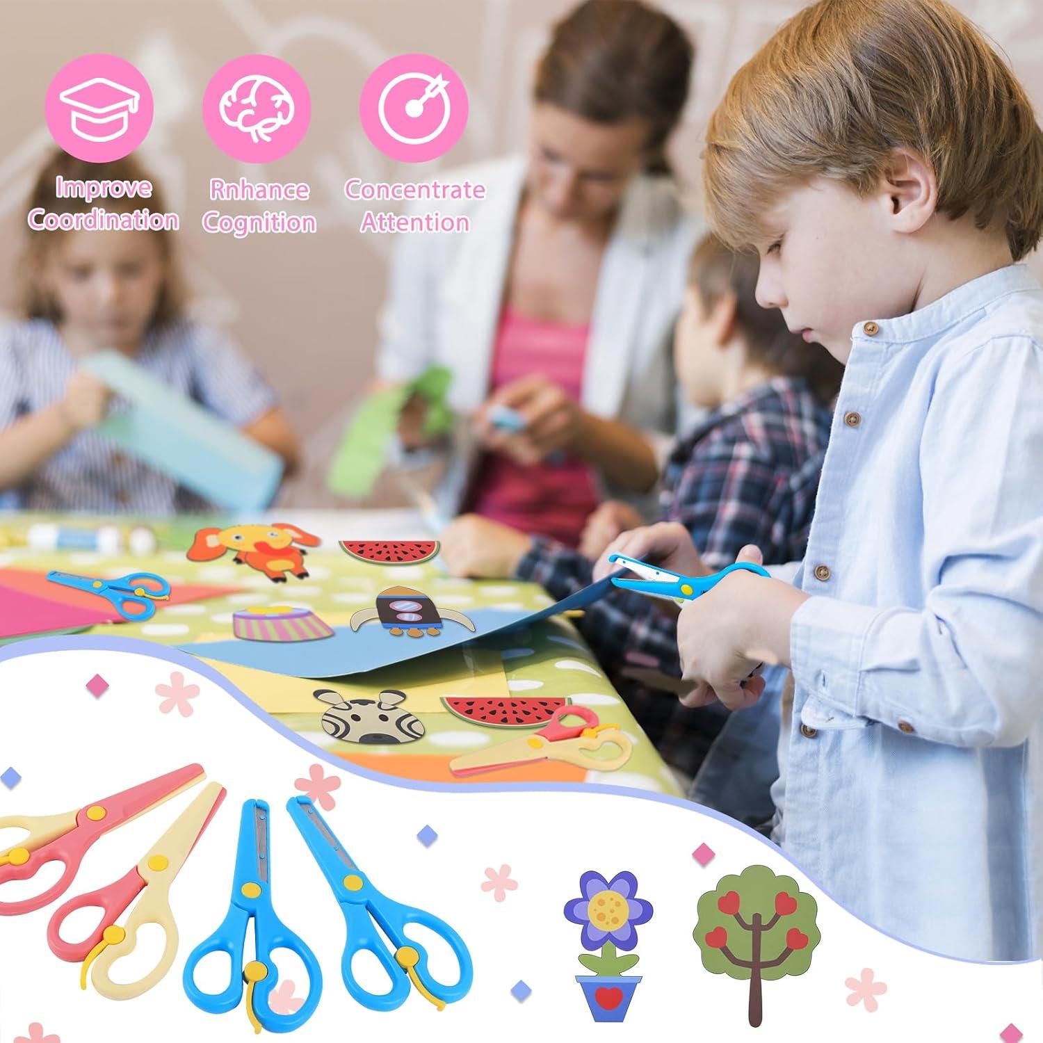 Set de Tijeras de Seguridad UCEC para Niños - 104 Piezas