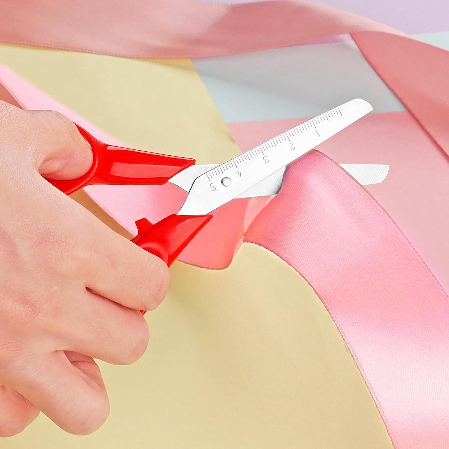 Tijeras para Niños Asdirne 5" Punta Romo Seguridad Paquete 3