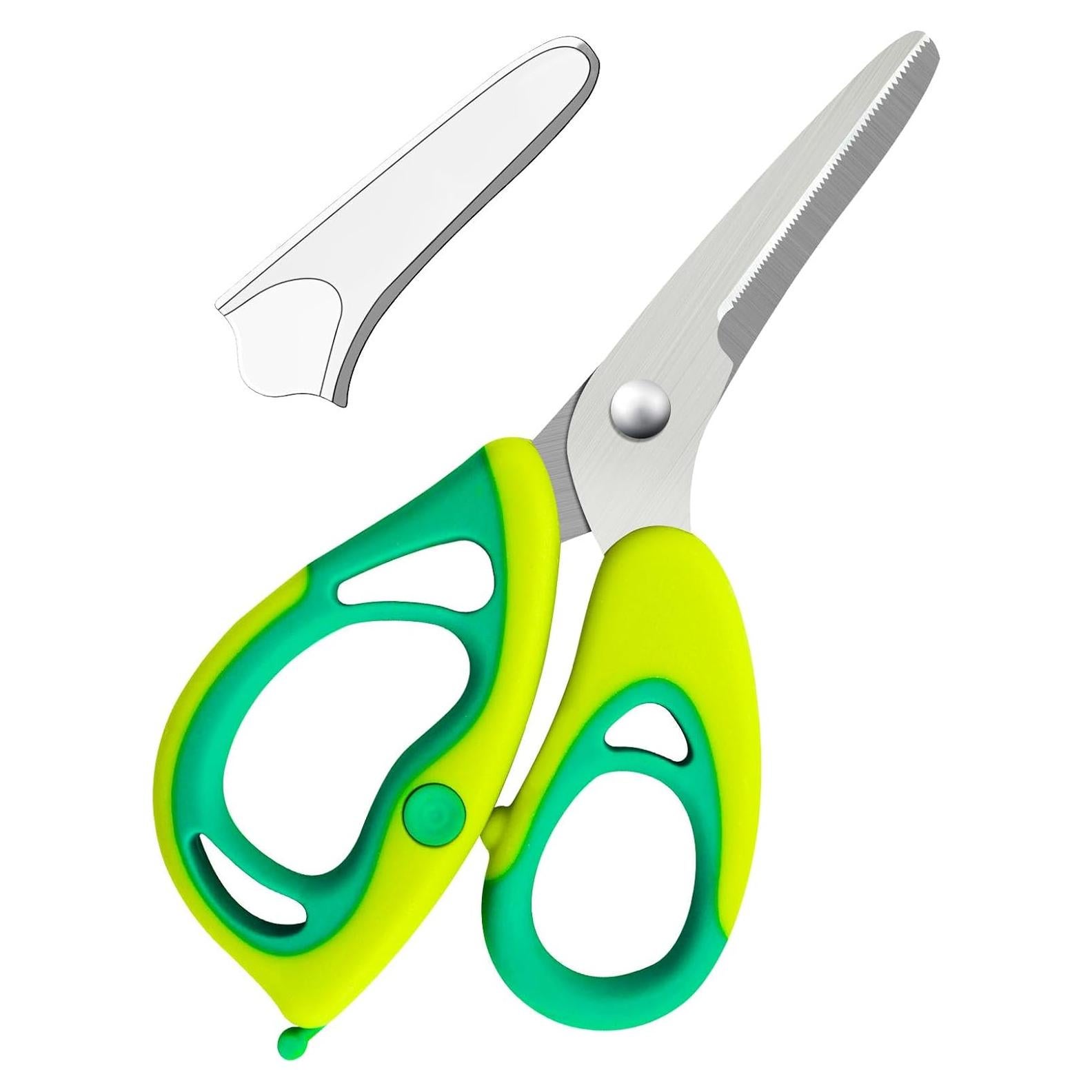 Tijeras de Cocina para Bebé KUONIIY con Estuche de Viaje