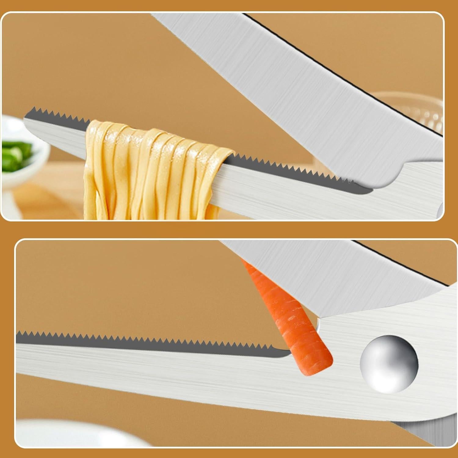 Tijeras de Cocina para Bebé KUONIIY con Estuche de Viaje