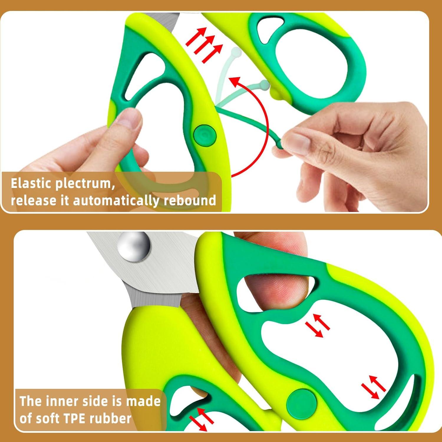 Tijeras de Cocina para Bebé KUONIIY con Estuche de Viaje