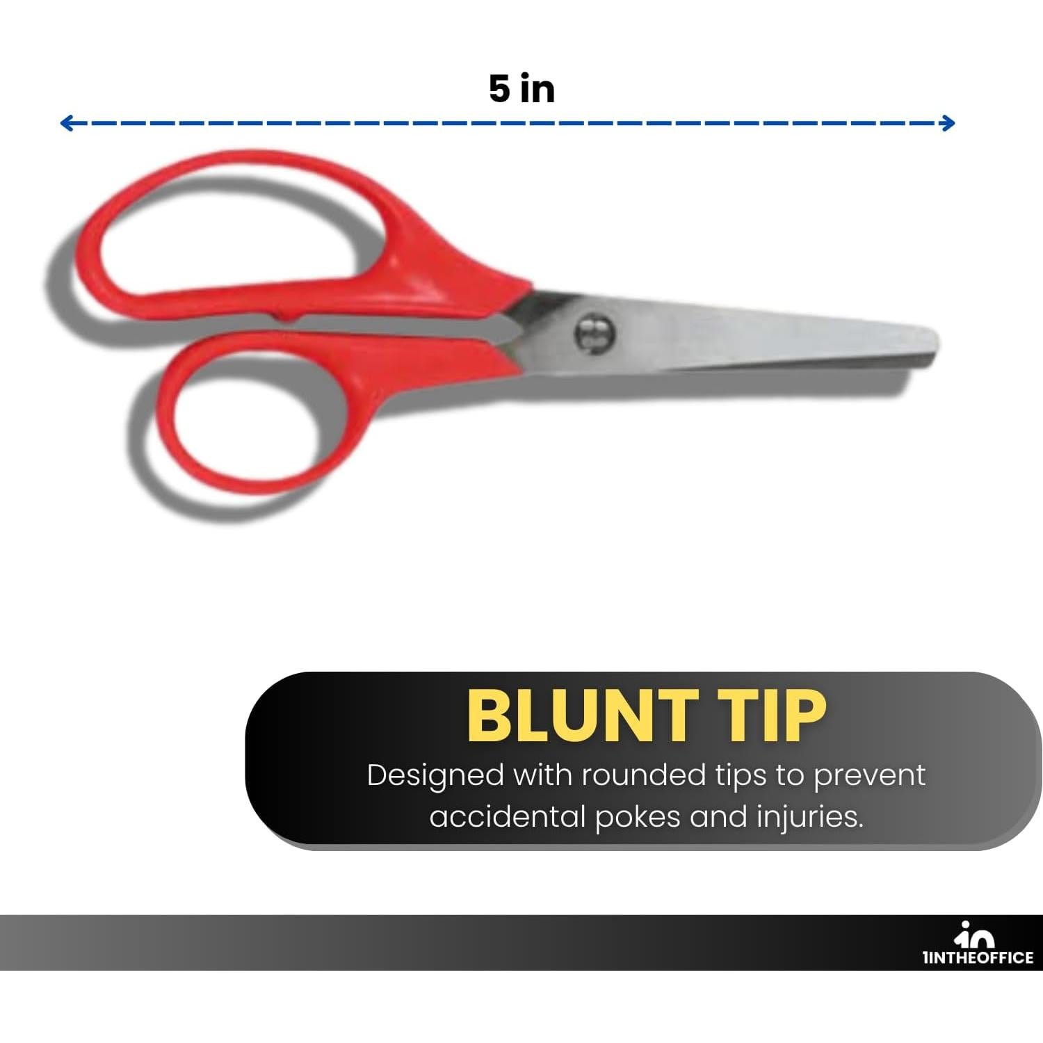 Tijeras de Seguridad para Niños 1EnLaOficina, Azul, Multiusos