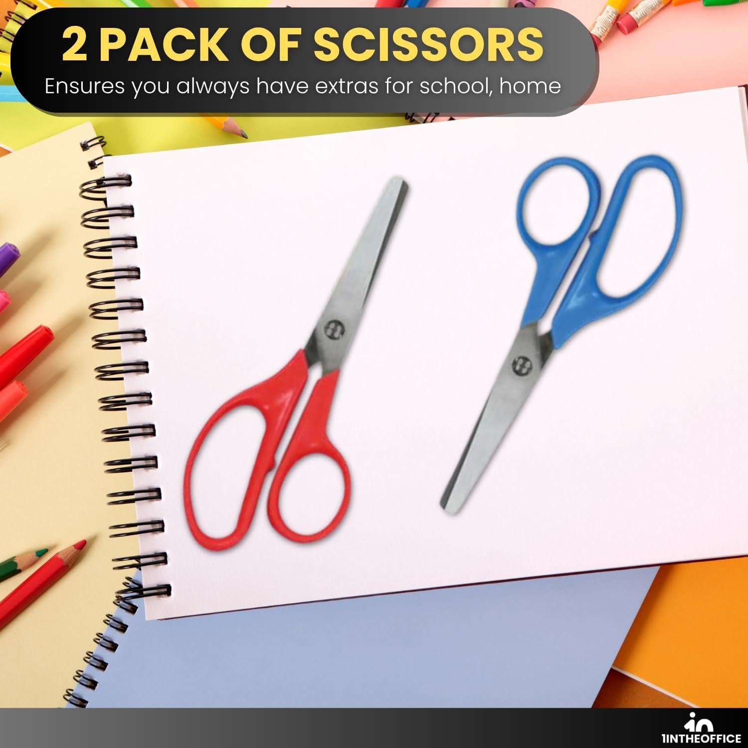 Tijeras de Seguridad para Niños 1EnLaOficina, Azul, Multiusos