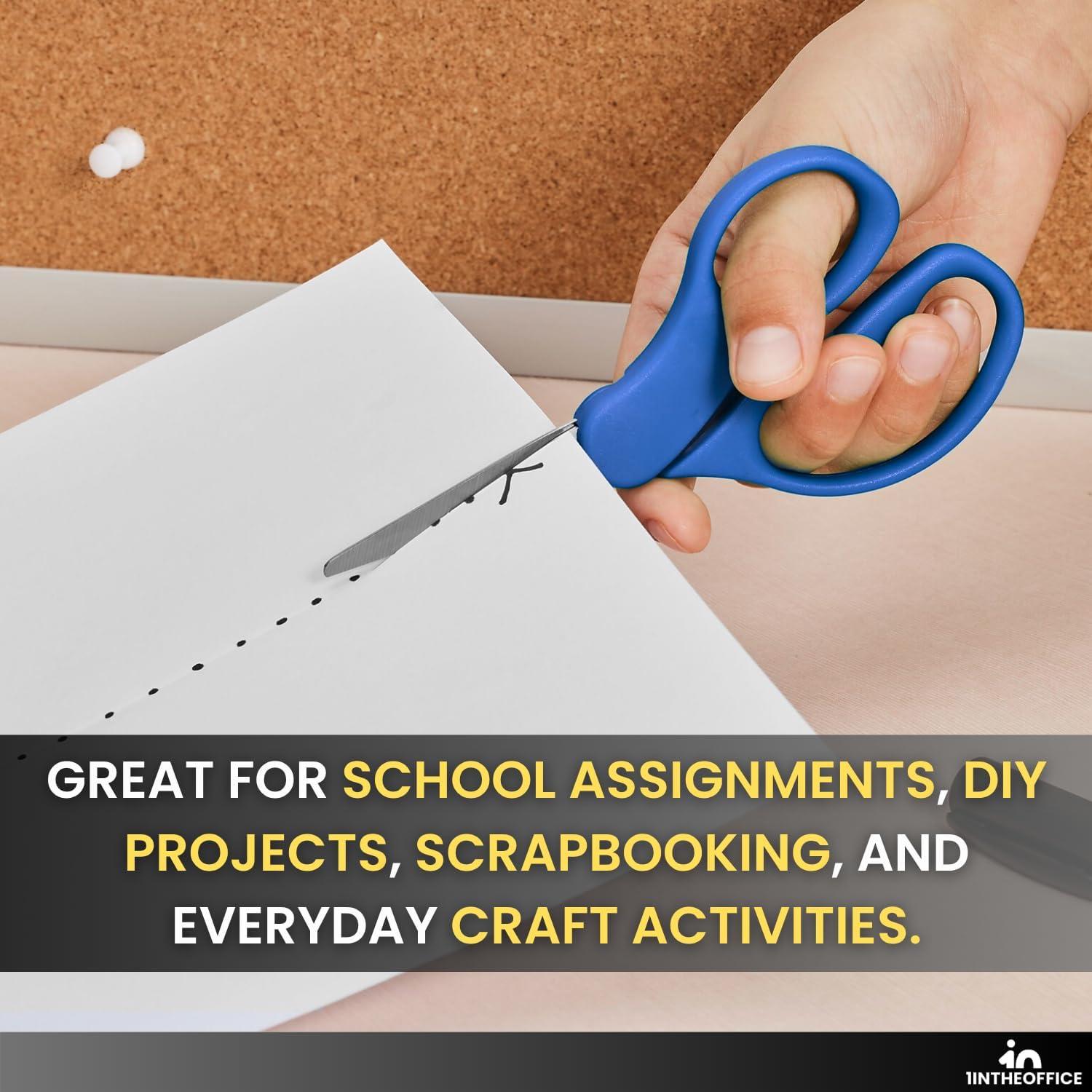 Tijeras de Seguridad para Niños 1EnLaOficina, Azul, Multiusos