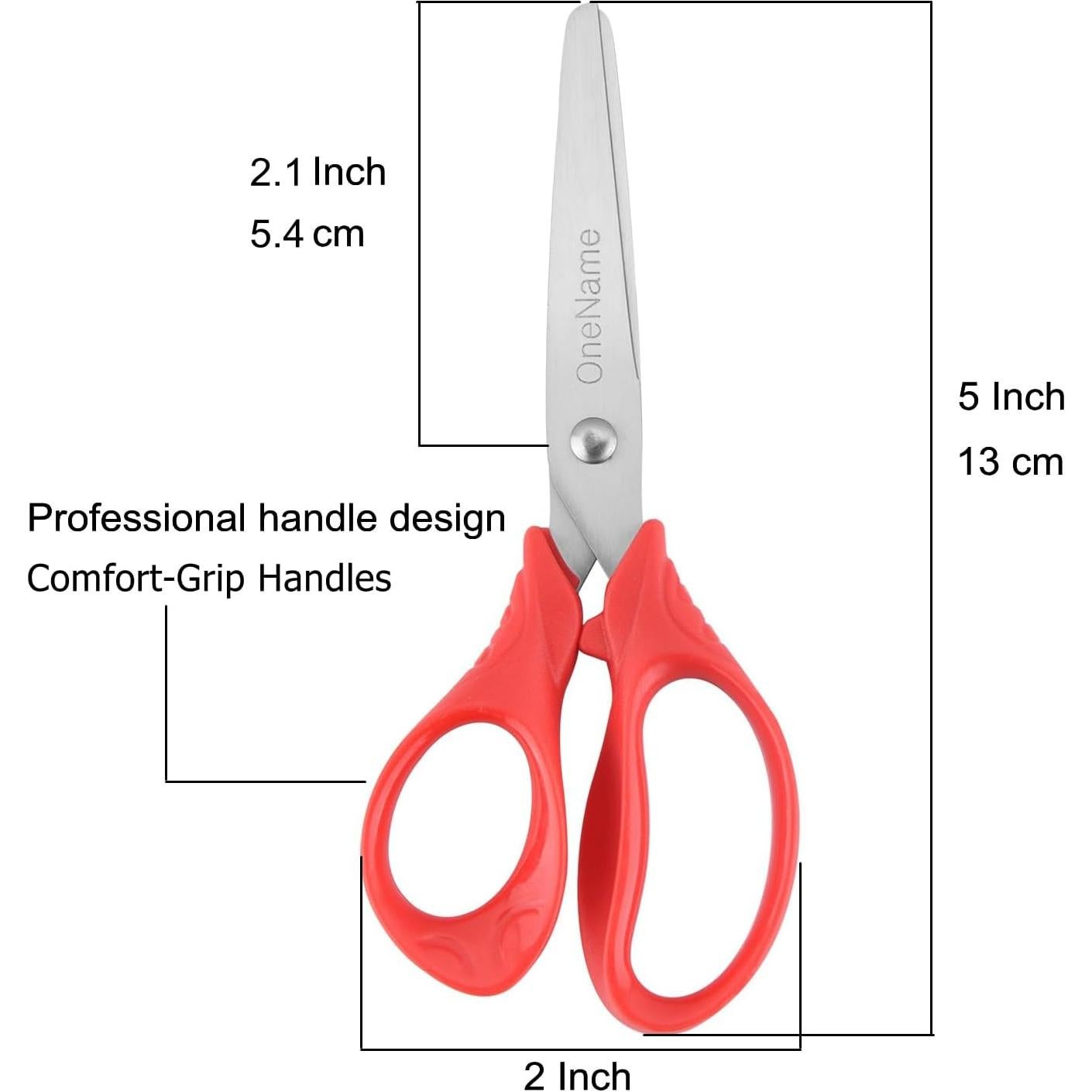 Tijeras de Seguridad para Niños OneName 12.7 cm 8 Piezas