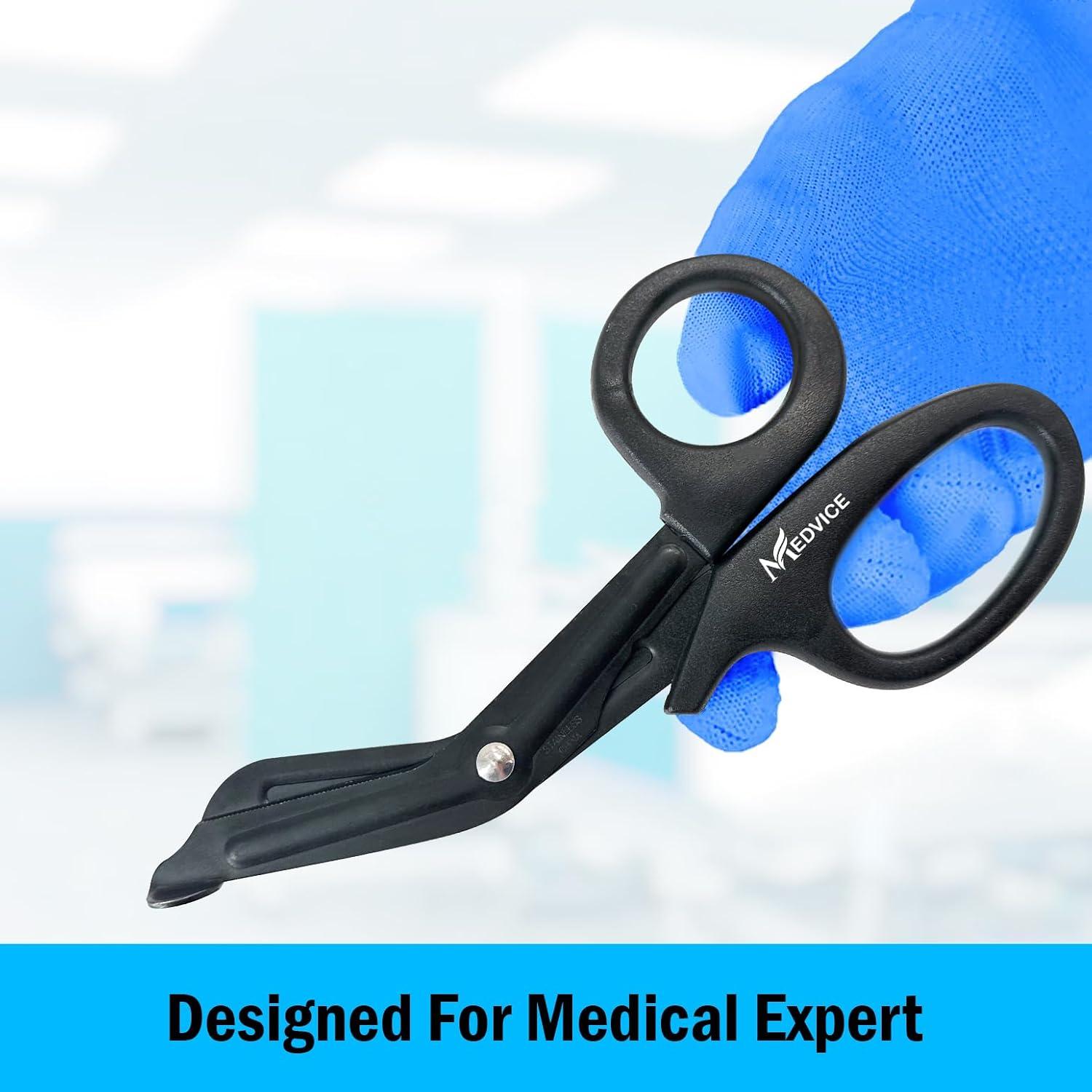 Tijeras Médicas MEDVICE 2 Paquete Punta Roma Antiadherentes
