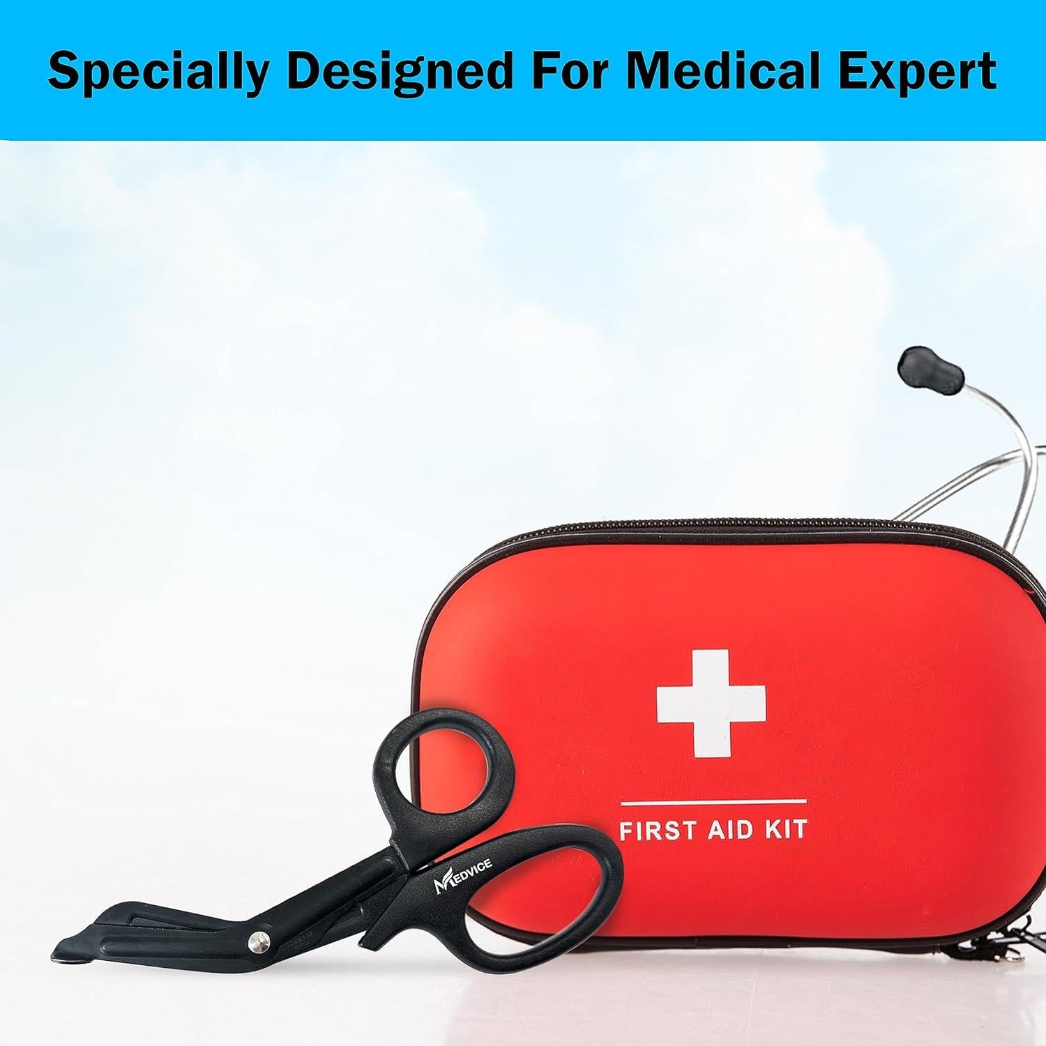 Tijeras Médicas MEDVICE 2 Paquete Punta Roma Antiadherentes