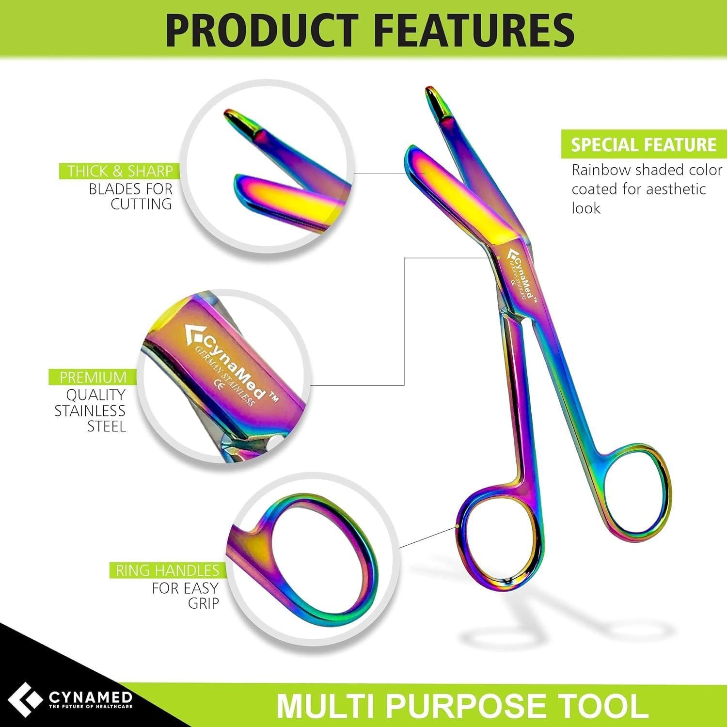 Tijeras de Vendaje Lister Cynamed 11.4 cm Acero Inoxidable