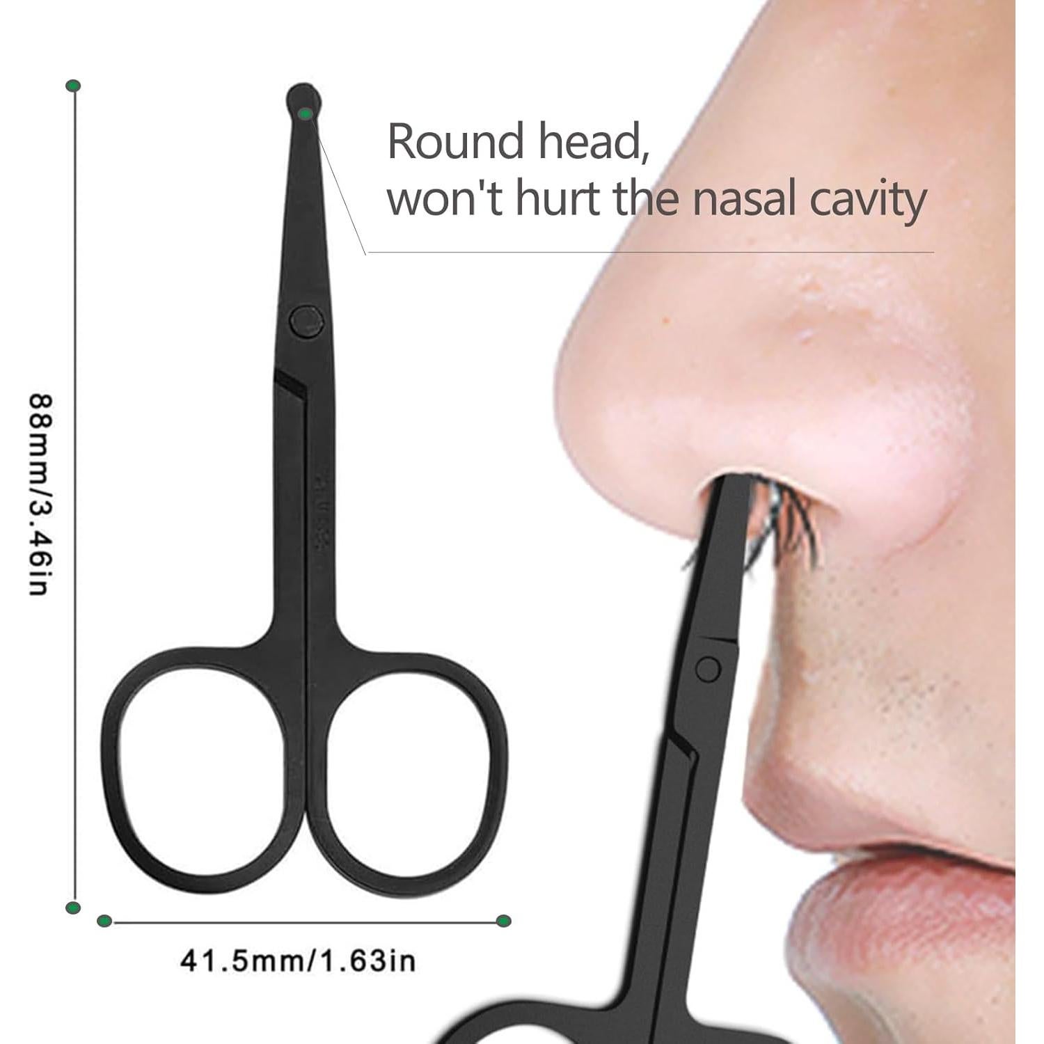 Tijeras para Cejas KAJUDA con Peine - Acero Inoxidable 3PCS