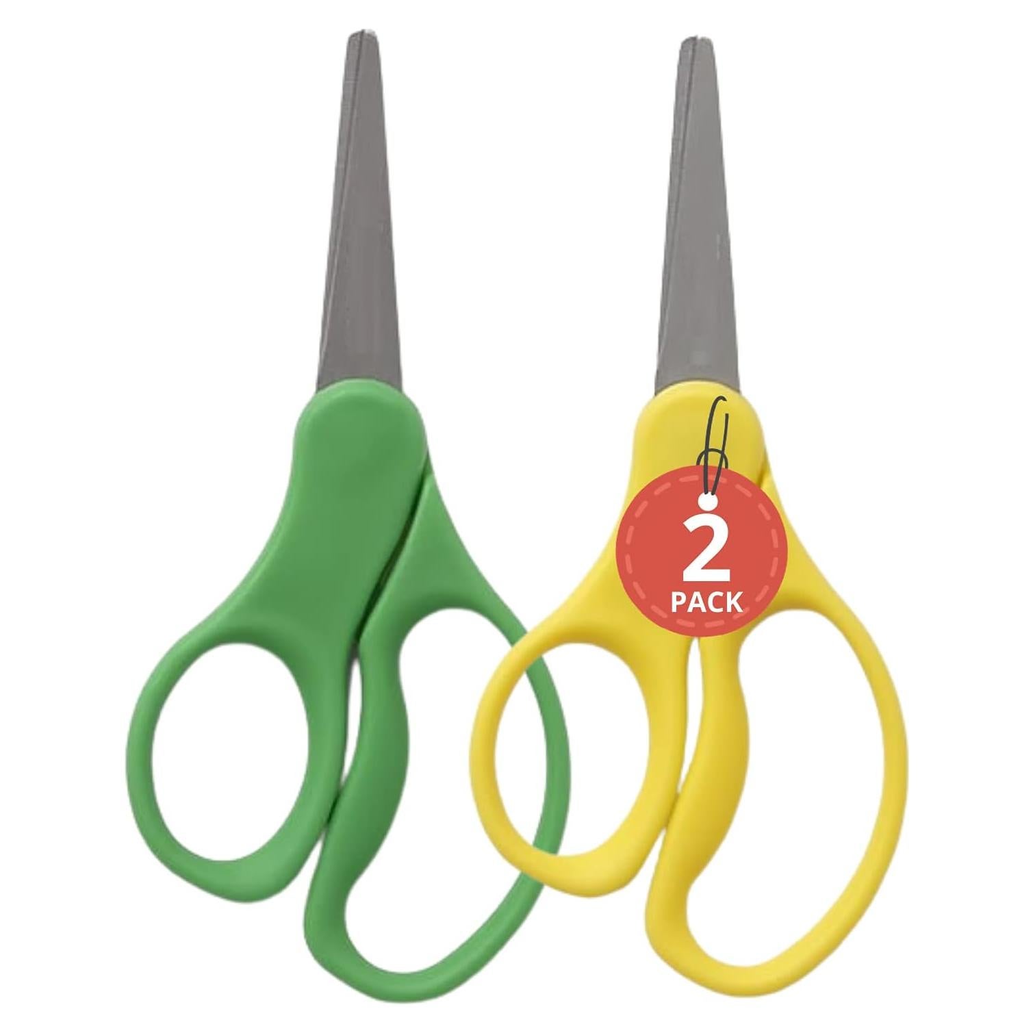 Tijeras de Seguridad para Niños 1EnLaOficina Paquete de 2