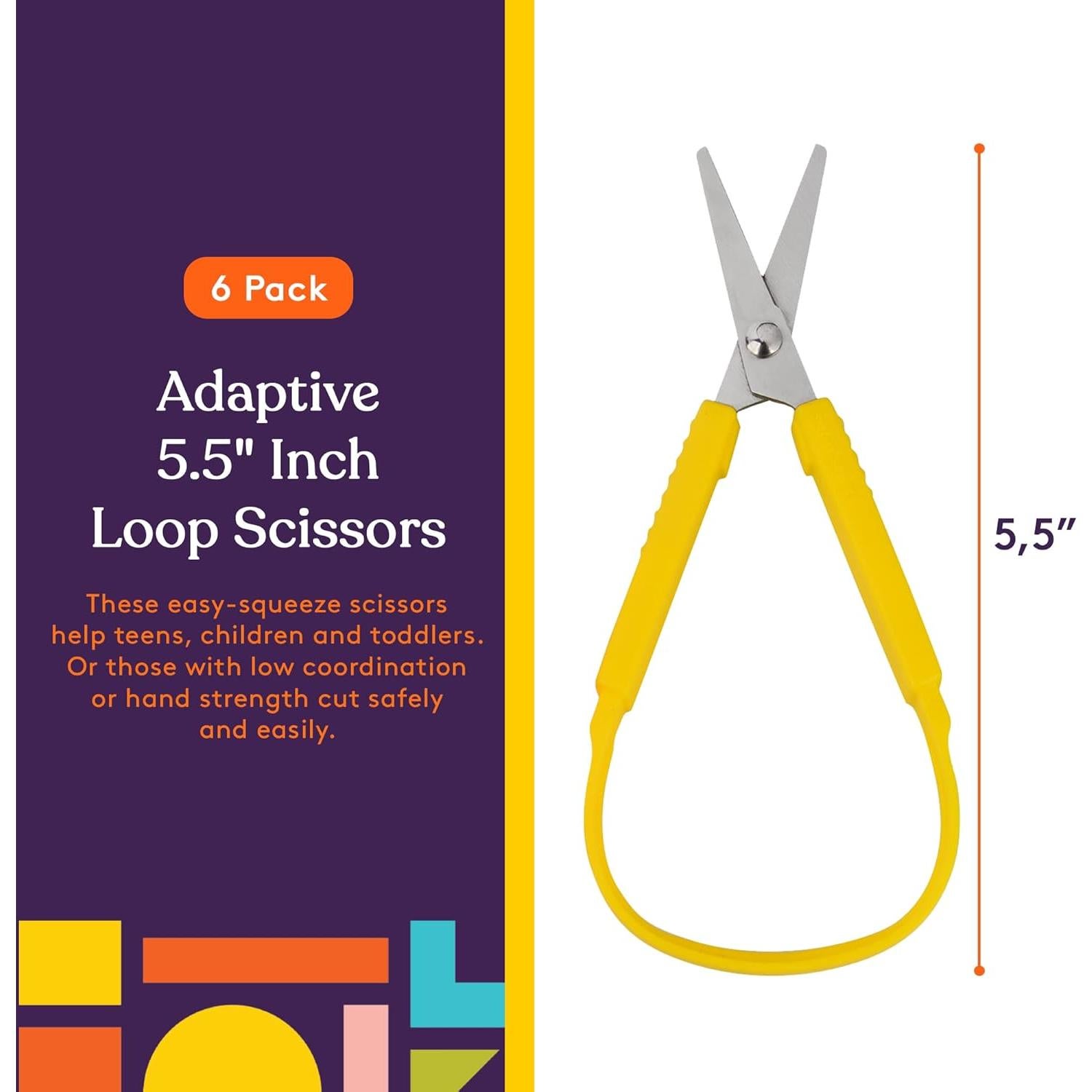 Tijeras Mini Loop Suministros Especiales 14 cm Paquete 6