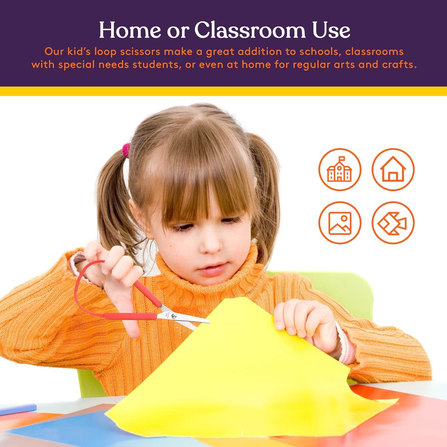 Tijeras Mini Loop Suministros Especiales 14 cm Paquete 6