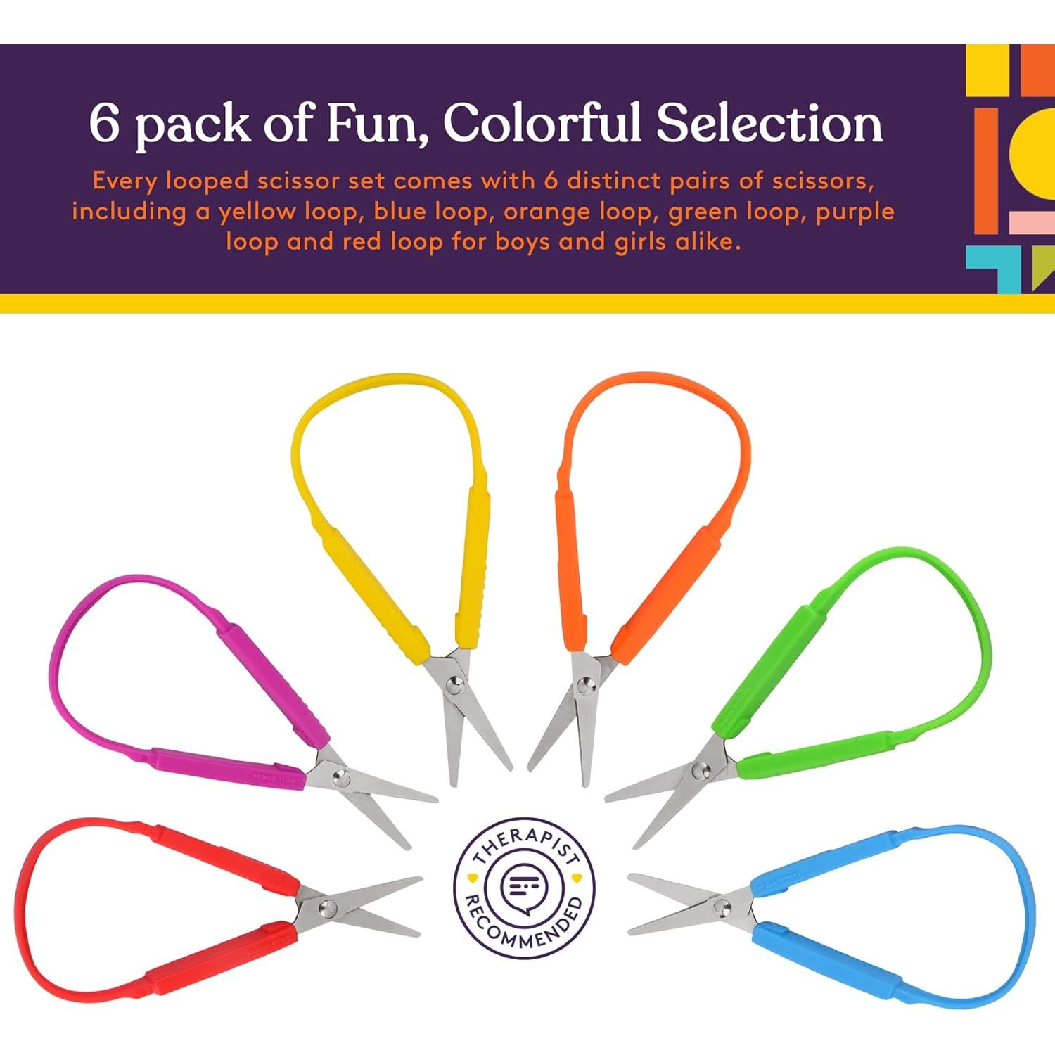 Tijeras Mini Loop Suministros Especiales 14 cm Paquete 6