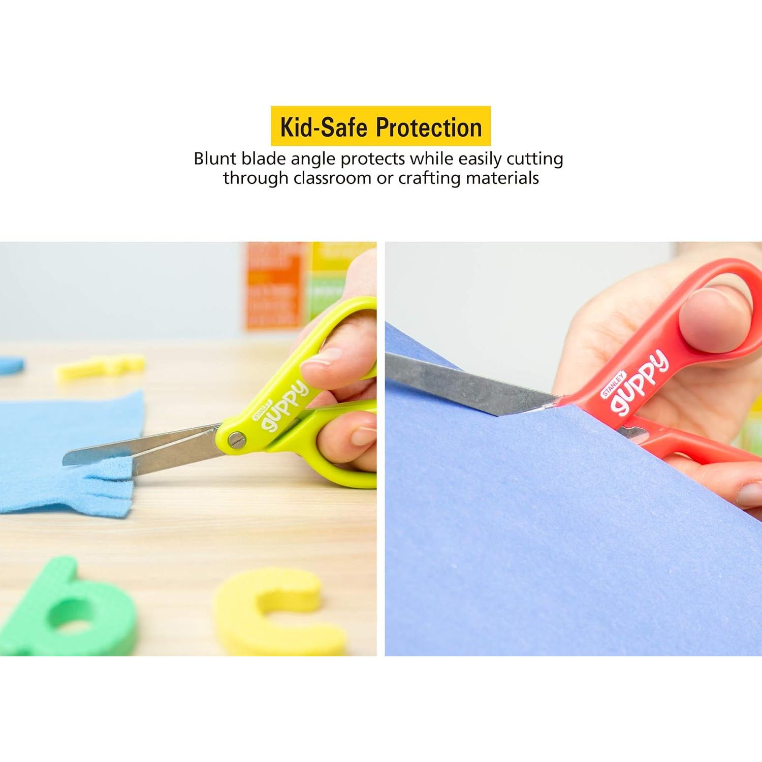 Tijeras para Niños Stanley 13.5 cm Punta Romo Paquete de 2
