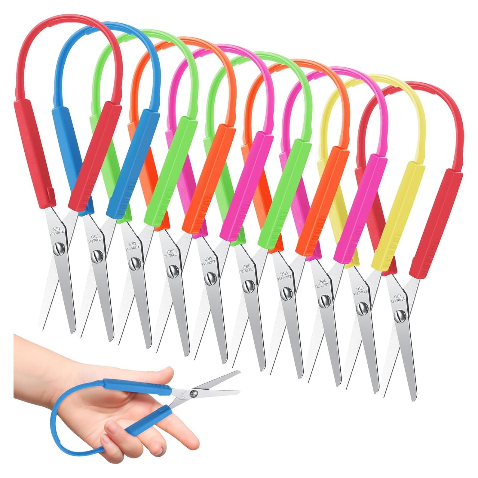 Tijeras de Bucle para Niños Honoson 5.5" (13.97 cm) 10 Piezas