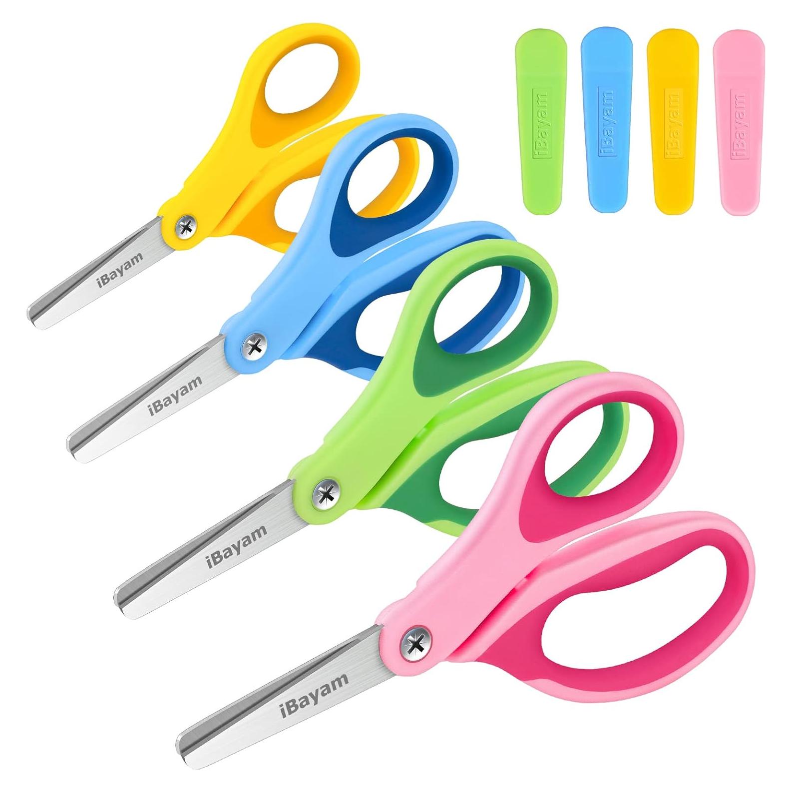Tijeras para Niños iBayam 13.97 cm Punta Redonda 4 Piezas