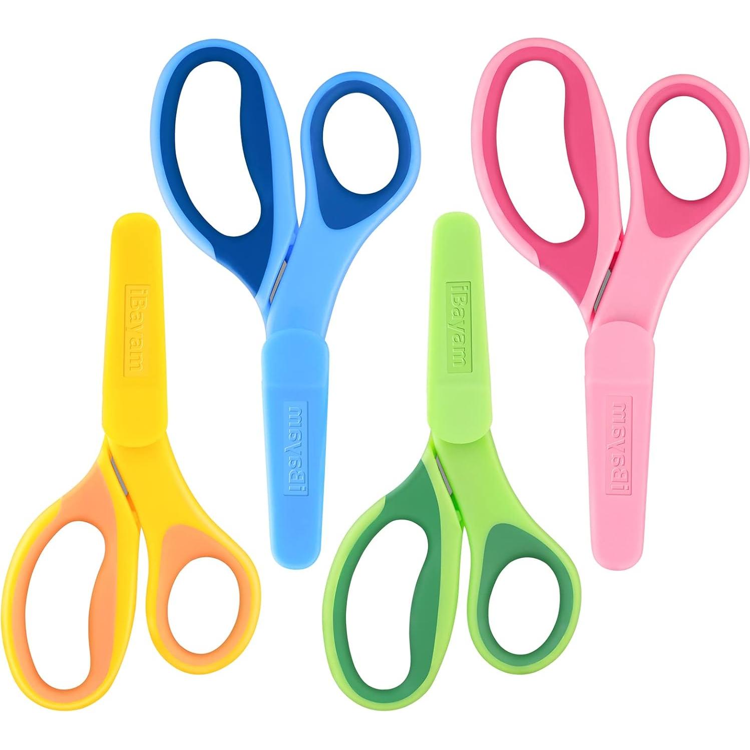 Tijeras para Niños iBayam 13.97 cm Punta Redonda 4 Piezas