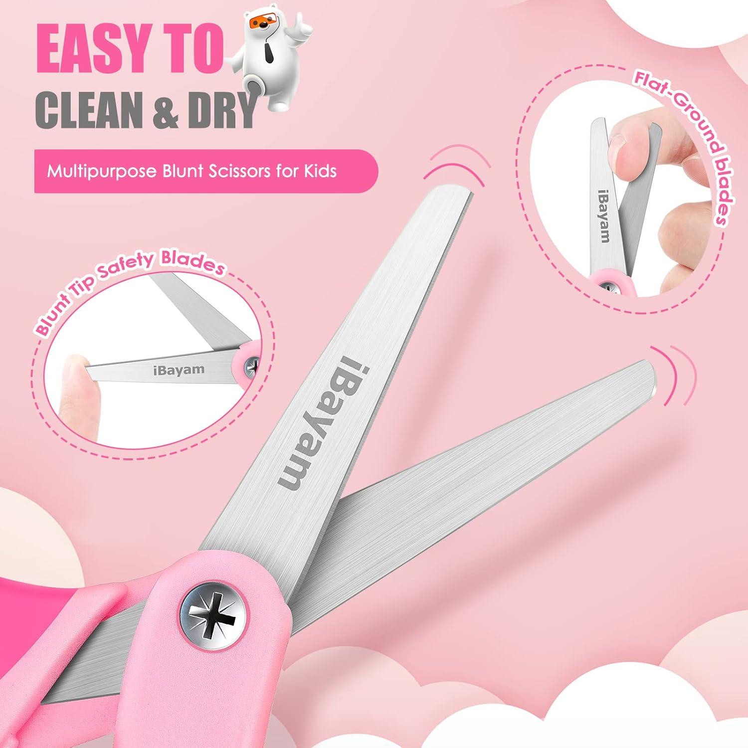 Tijeras para Niños iBayam 13.97 cm Punta Redonda 4 Piezas