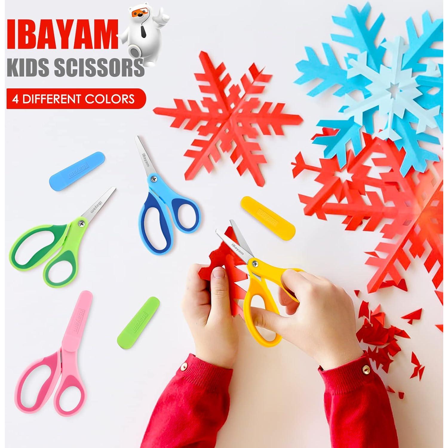 Tijeras para Niños iBayam 13.97 cm Punta Redonda 4 Piezas