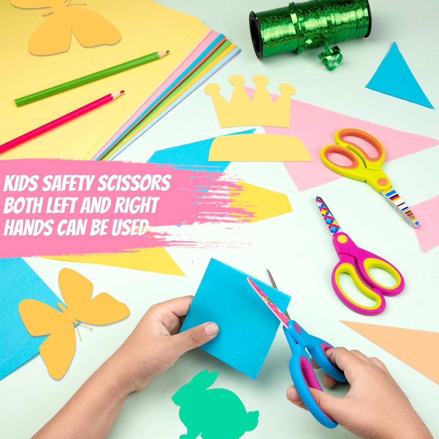 Tijeras de Seguridad para Niños LSGYPAQ - 3 Pack con Patrones