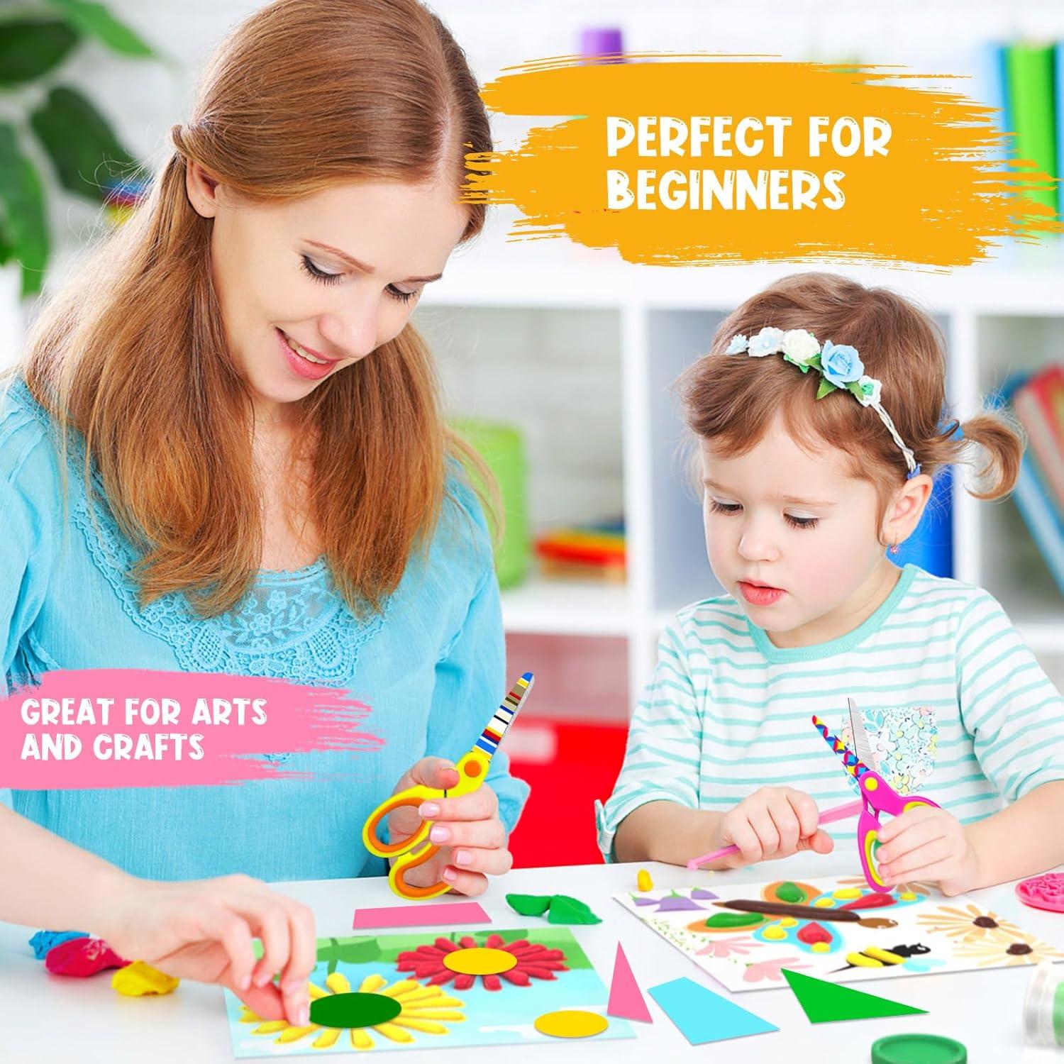 Tijeras de Seguridad para Niños LSGYPAQ - 3 Pack con Patrones