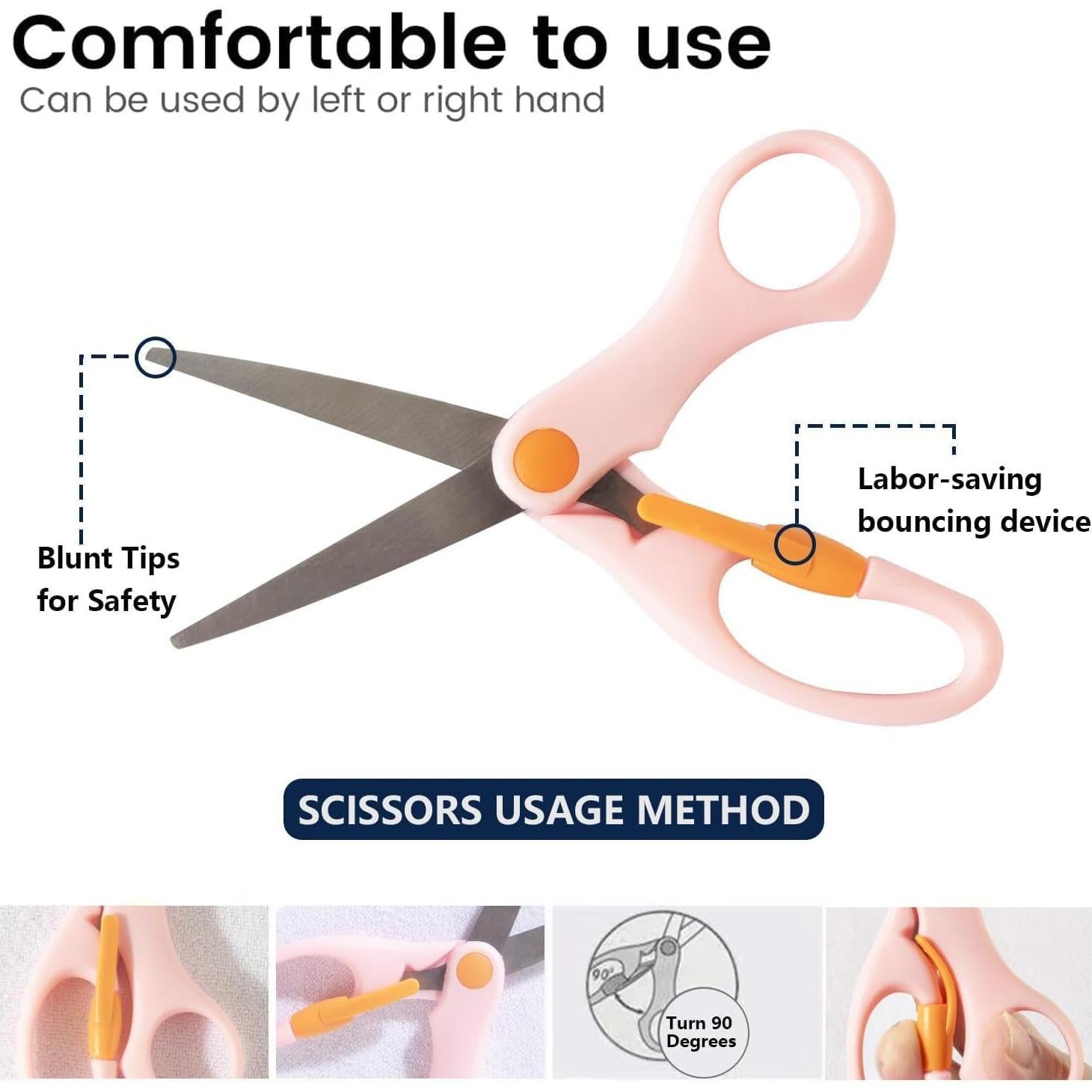 Tijeras de Seguridad para Niños Jorunhe 12.7cm Acero Inoxidable