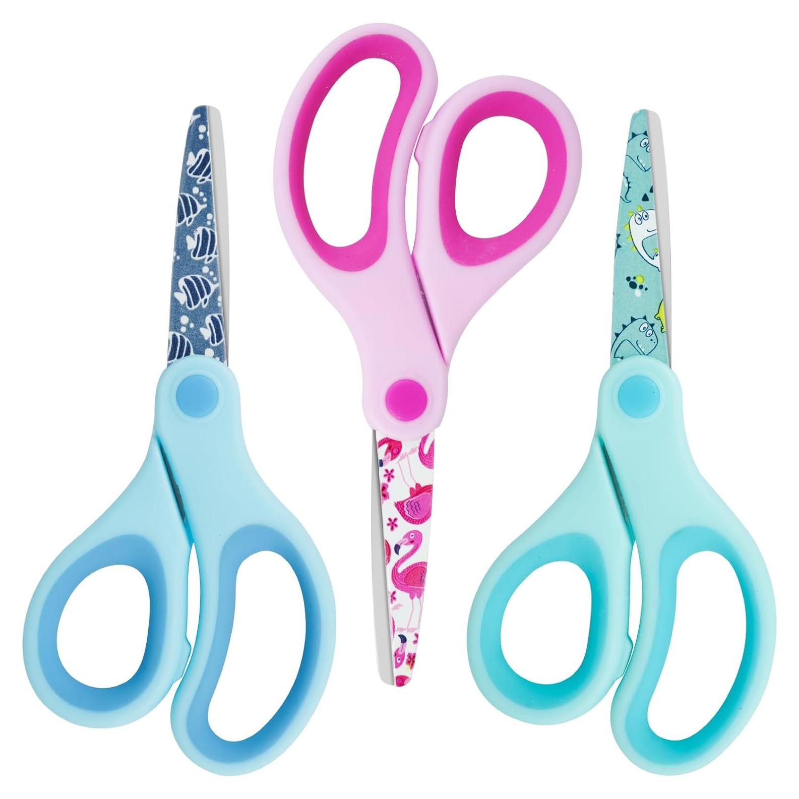 Tijeras de Seguridad para Niños JEMEOVO 5" Paquete de 3