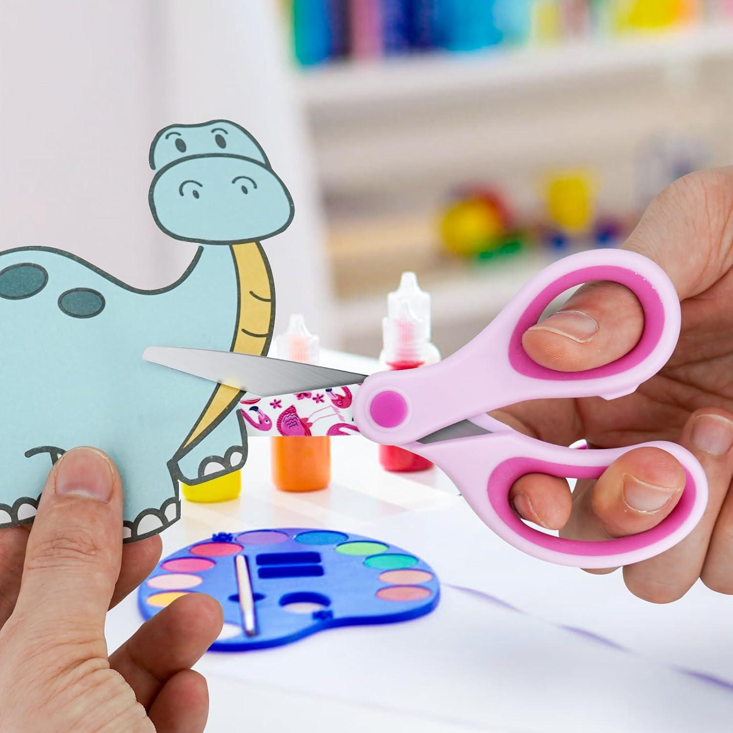 Tijeras de Seguridad para Niños JEMEOVO 5" Paquete de 3