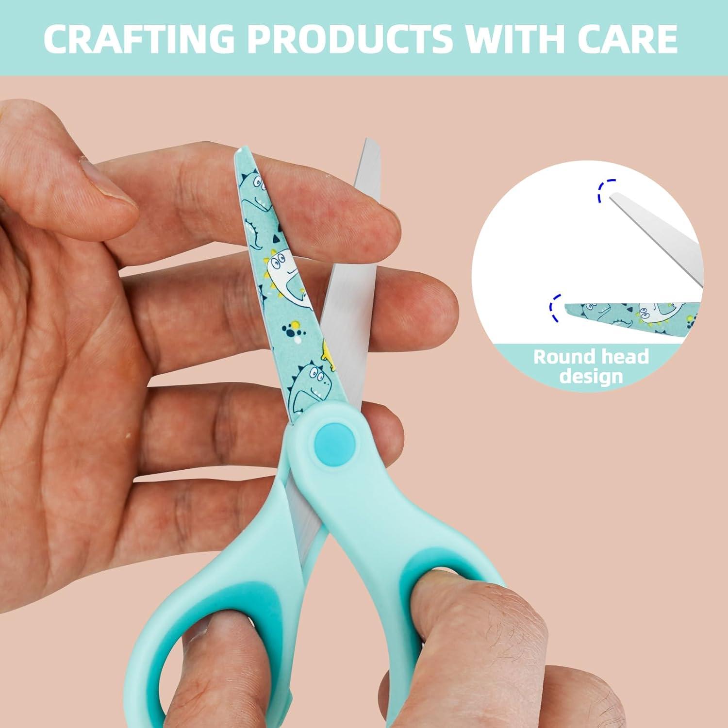 Tijeras de Seguridad para Niños JEMEOVO 5" Paquete de 3