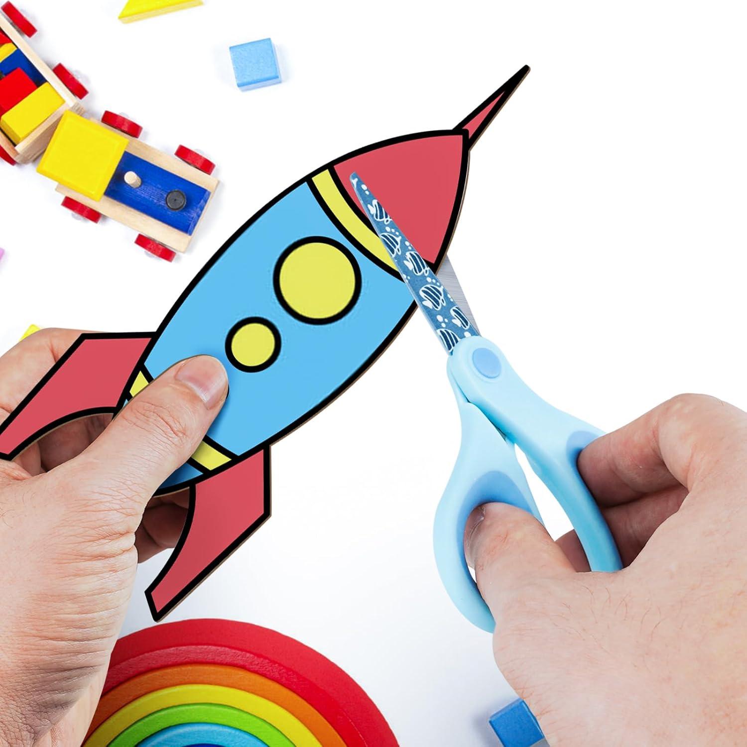 Tijeras de Seguridad para Niños JEMEOVO 5" Paquete de 3