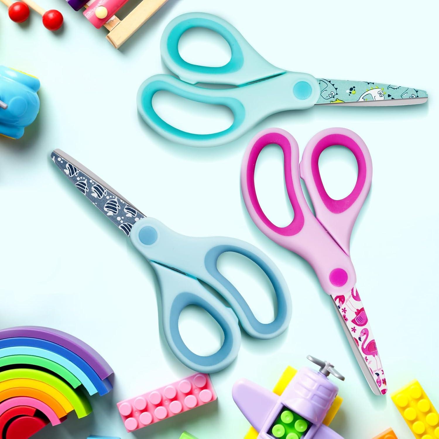 Tijeras de Seguridad para Niños JEMEOVO 5" Paquete de 3