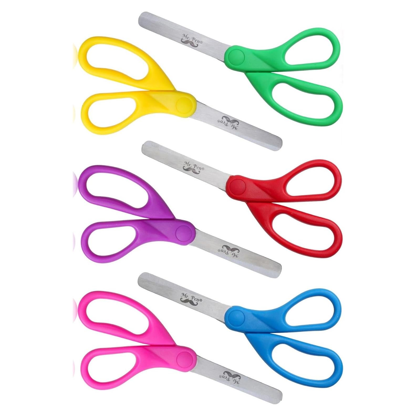 Tijeras para Niños Mr. Pen - Paquete de 6, 12.7 cm, Seguridad
