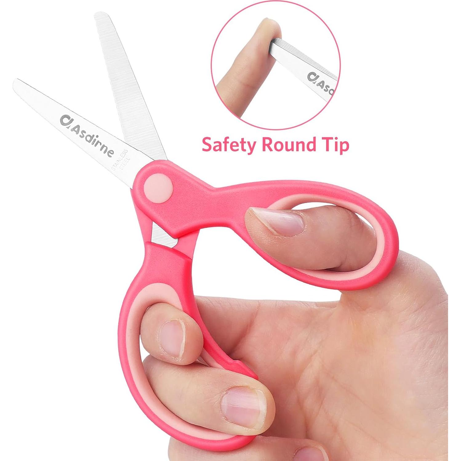 Tijeras de Seguridad para Niños Asdirne 13.5cm 3 Piezas